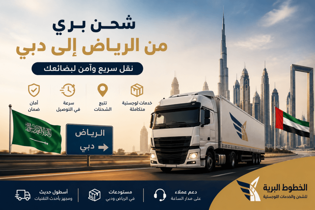 شركة شحن من الرياض الي دبي.
