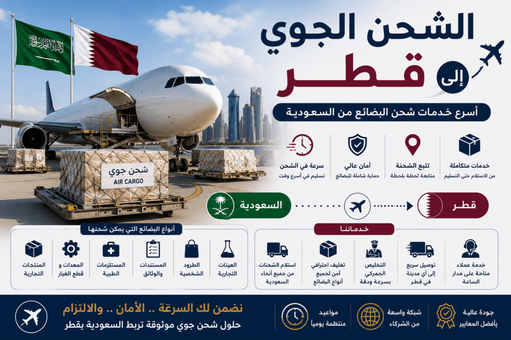 الشحن الجوي إلى قطر