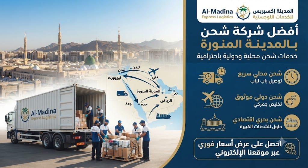 أفضل شركة شحن بالمدينة المنورة
