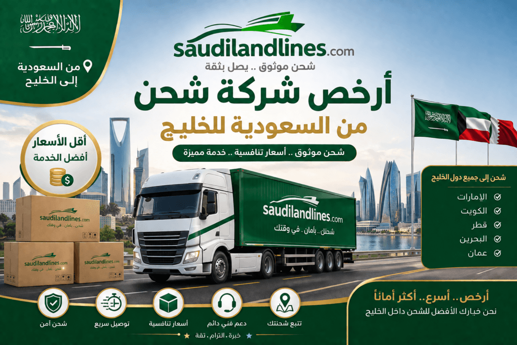 أرخص شركة شحن من السعودية للخليج