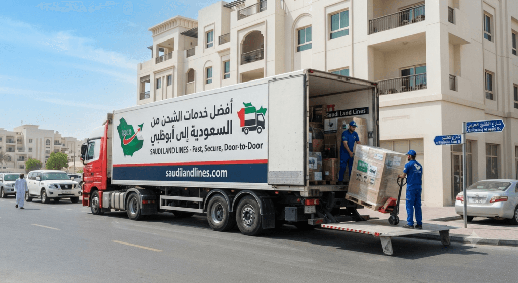 أفضل خدمات الشحن من السعودية إلى أبوظبي