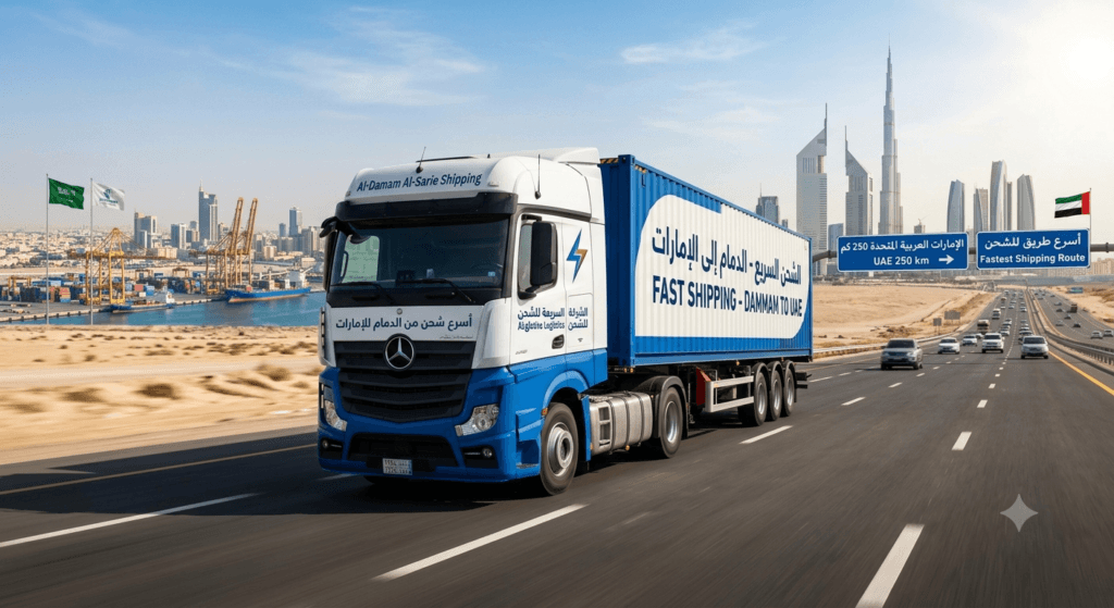 أسرع شركة شحن من الدمام للإمارات